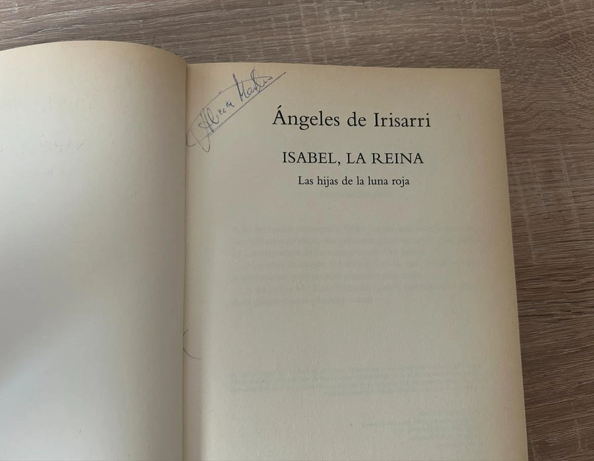 Book Isabel the Queen - Angels of Irisarri (Hardcover, 2001) Grijalbo – photo 4